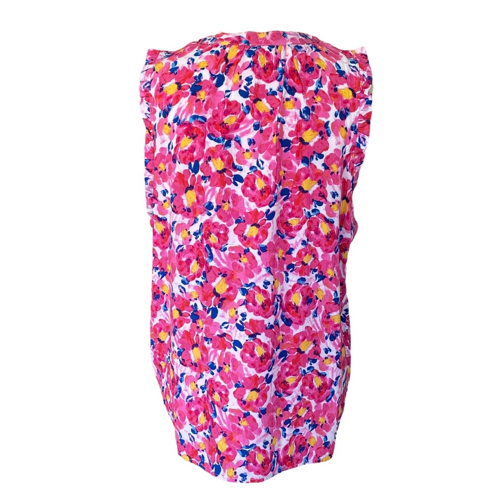 Time and Tru NWOT Pink Floral Tank Top Medium - Picture 7 of 12